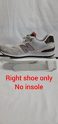 #ad New Balance 574 Suede Sneakers Size 11 ML574BCA Cream Brown Gray Right Only $15.95