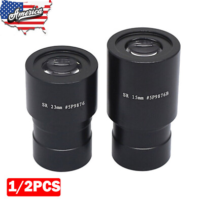 #ad 1 2x Astronomical Telescope Eyepiece 15mm 23mm FMC Coated Eyepiece Lens 0.965in $23.36
