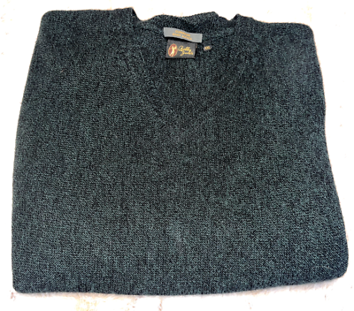 #ad XXL Bobby Jones Mens Pullover Sweater Green V Neck Baby Alpaca Long Sleeve Knit $34.99