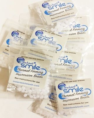 #ad Instant Smile 12 pack THERMAL FITTING BEADS Cosmetic Dr Bailey#x27;s Dental Makeover $14.99