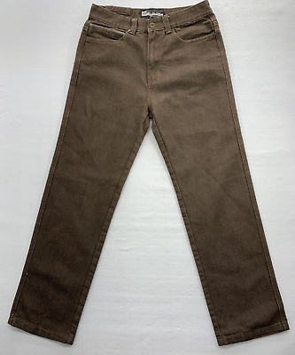 #ad Most OFCL SVIIN Denim Jeans Size 32X32 Brown Straight Leg Pants $9.95