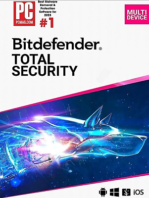 #ad Bitdefender Total Security 2024 5 Devices 1 Year $32.00