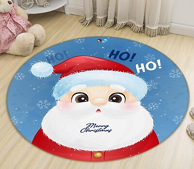 #ad 3D Surprised Cartoon Santa NBC493243 Game Rug Mat Elegant Photo Carpet Mat Romy AU $248.99