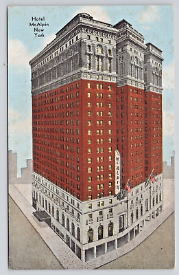 #ad Postcard Hotel McAlpin Broadway at 34th St New York City $4.75