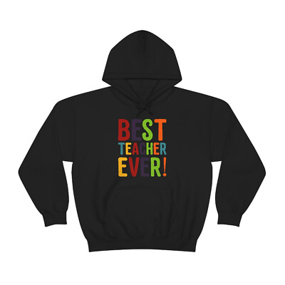 #ad Best Teacher Ever Unisex Heavy Blend™ Hooded Sweatshirt Hoodie $34.99