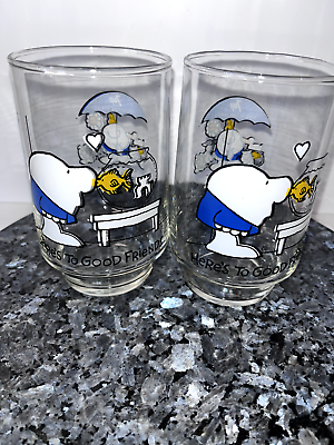 #ad VINTAGE 1977 Ziggy Tom Wilson 7UP Collector#x27;s Series Glasses SET OF 2 $15.99