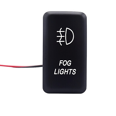 #ad 12V Push Switch Emit Soft White Fog Light For Toyota FJ Cruiser Hilux Highlander $8.99