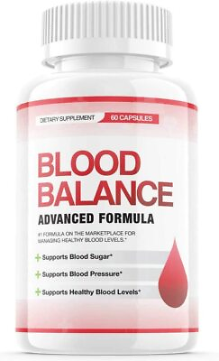 #ad Blood Balance Advanced Formula Pills Sugar Balance Supplement for High Blood $29.95
