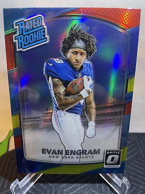 #ad 2017 Optic EVAN ENGRAM Rated Rookie Red amp; Yellow Prizm RC #180 Giants Jags $5.00