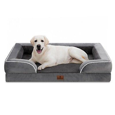 #ad Waterproof Orthopedic Dog Bed Foam Dog Beds for Extra Large Dog Durable Dog Sofa $45.99
