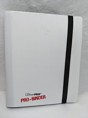 #ad Arctic White Ultra Pro Pro Binder 4 Pocket Binder $11.33