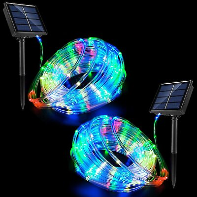 #ad 2PACK LED Solar String Fairy Light Outdoor Lighting Party Tree Wedding Decorate $46.99
