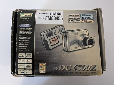 #ad Mustek MDC 6500z Muli function Digital Camera New Old Stock Never Been Used GBP 60.00