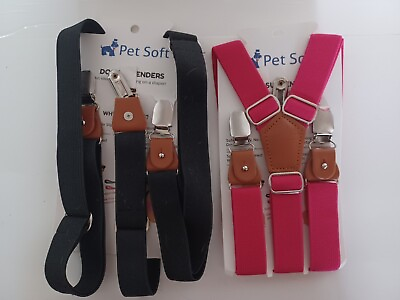 #ad Pet Soft Dog Suspenders 2 Pieces Dog Diaper Suspenders for Dogs Diaper $23.99