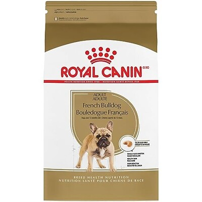 #ad Royal Canin Breed Health Nutrition French Bulldog Adult: Dry Dog Food 17 lb bag $50.39