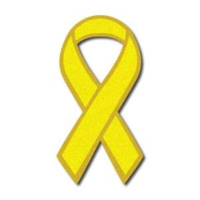 #ad 3M Scotchlite Reflective Support Our Troops Yellow Ribbon $3.99