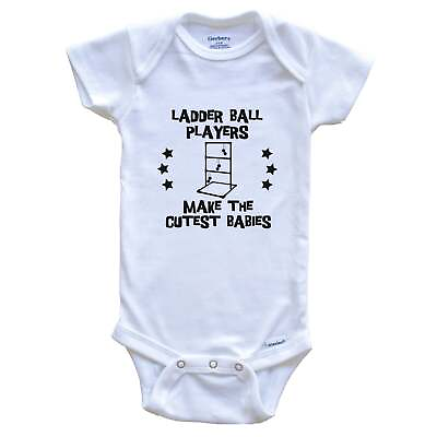 #ad Ladder Ball Players Make The Cutest Babies Funny Ladder Toss Baby Bodysuit $22.99