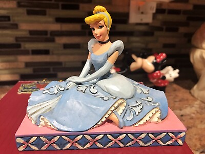 #ad Jim Shore Disney Cinderella Personality Pose Figurine Showcase NWT $49.00