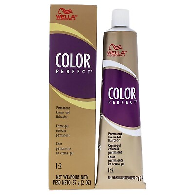#ad Wella Color Perfect Permanent Gel Hair Color 3N Dark Brown 2 oz $12.99