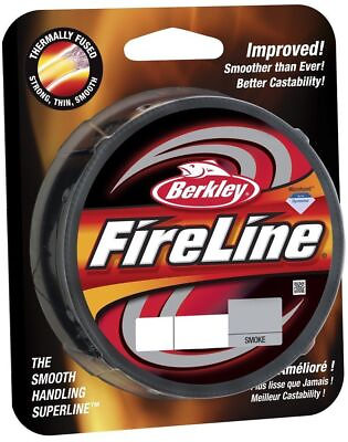 #ad Berkley FireLine Fused Superline Braided Line 3 Colors 100 125 300 1500yd $19.99