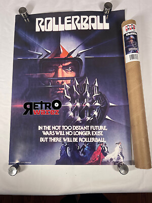 #ad Rollerball Scream Factory Shout Factory Poster 18x24” Movie Film $10.69