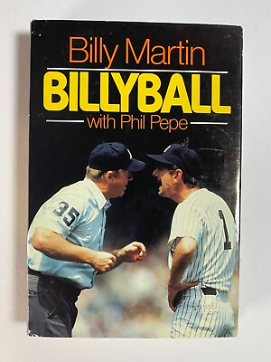 #ad 🔥 BILLYBALL by Billy Martin SIGNED 1st Edition from 1987 signed 1989 $119.95