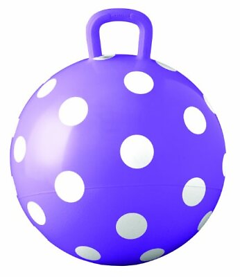#ad Polka Dot Hopper Ball Kids Ride on Toy Bouncy Hopping Ball with Handle 15 $21.91