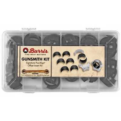 #ad Burris Gunsmith Kit 1quot; Offset Ring Insterts Pos Align 10 of Each Inserts 626024 $135.33