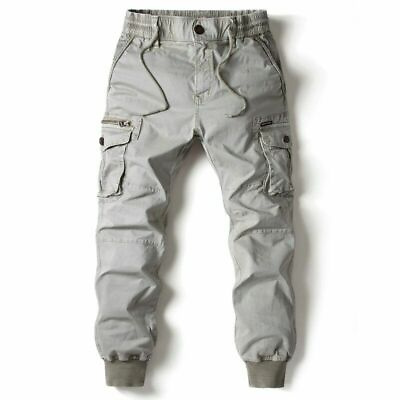 #ad Men Cargo Pants Men Jogging Casual Pants Military Mens Pants Mens Trousers $39.99
