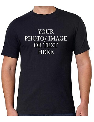 #ad Personalized T shirt with Your Image Photo and or Text $15.99