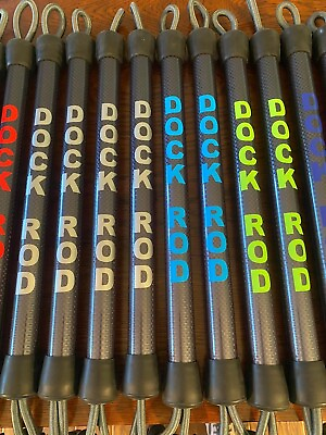 #ad NEW Set of 2 Dock Rods Fishing Boat Protection Docking Various Colors $59.99