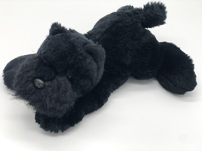 #ad Aurora Black Scottie Dog Plush Stuffed Animal Scottish Terrier 12quot; Long Puppy $9.98