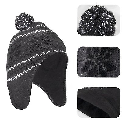 #ad Teen Adult Men Women Knit Winter Hats Beanies Multi Patterned Hats for Winter $15.99