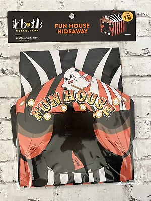 #ad Thrills amp; Chills Small Animal Fun House Hideaway Cardboard NWT Halloween $6.99