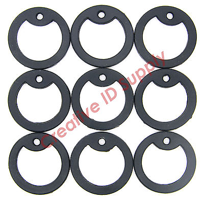 #ad 20pcs New High Quality Black Silicone Rubber Army Military Dog Tag Silencers $10.95