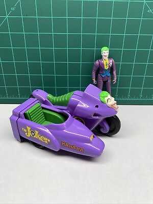 #ad Batman 1989 Movie Joker Cycle Launching Sidecar With Squirting Joker Loose $60.00