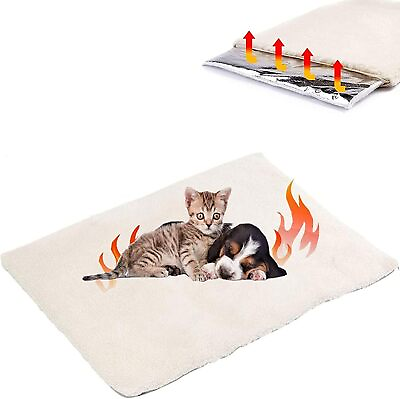 #ad NEW Pet Self Heating Pad Blanket Cat Dog Warming Cushion Bed Pet Thermal Mat $10.99