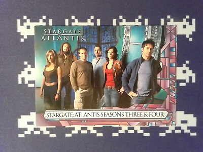 #ad 2008 Stargate Atlantis Seasons Three and Four Promos #P1 Group photo LBD $1.99