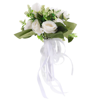 #ad Cascading Bridal Bouquet with Orchids and Roses $14.29