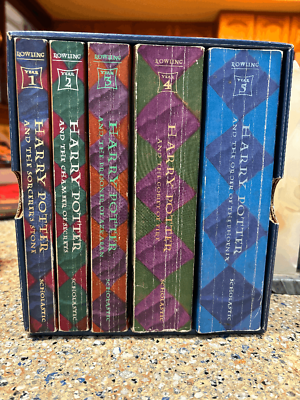 #ad Harry Potter: 5 Book Boxed Set First 5 Years. Paperback Books 12345 $12.60