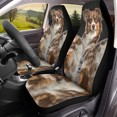 #ad #ad Australian Shepherd Leather Car Seat Cover Dog Protector Seat Dog Pet Love Gift $54.39