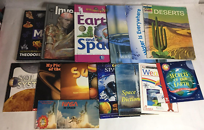 #ad Lot of 15 Toddler Young Kids Early Learn Picture Books Educational Earth Science $29.99