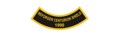 #ad 4quot; us military reforger centurion shield rocker 1990 sticker decal usa made $26.99