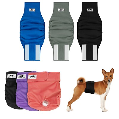 Reusable Washable Dog Diapers 3 pack Belly Band for Male Female Dog Diapers $19.99