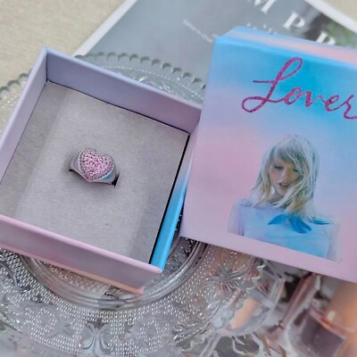 #ad Taylor Swift Pink Blue Purple Lover Ring size 7 9 Lover Album Era Merch $29.00