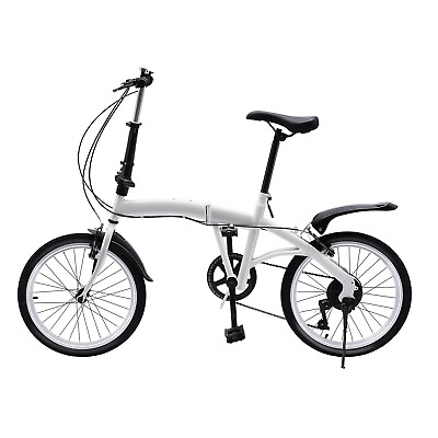 #ad 20quot; Adult Folding Bike 6 Speed Foldable Bike for Adults Folding City Bike $175.75