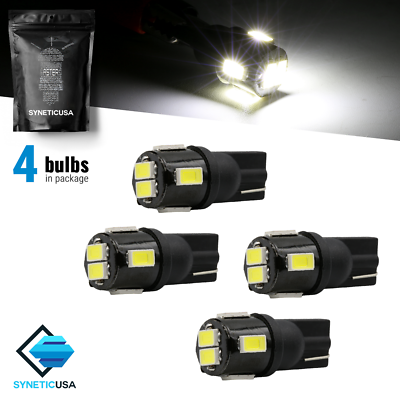 #ad 4x T10 912 6 LED White License Plate Interior Side Light Bulb for Avalancheamp;more $7.55