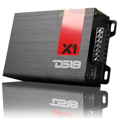 #ad DS18 Monoblock Amplifier Class D 1 Channel 900 Watt Max Amp Ultra Compact X1 $149.95