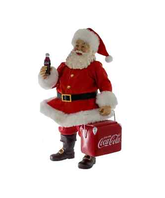 #ad 10.5quot; Coca Cola® Fabriché™ Santa With Cooler CC5222 w $131.99