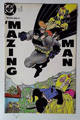 #ad Mazing Man #12 DC 1986 Frank Miller Dark Knight Returns Cover Comic Book $2.57